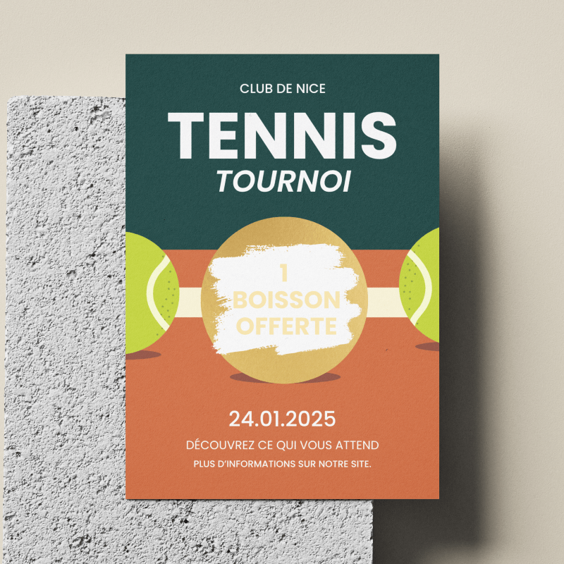Carte à gratter événement sportif