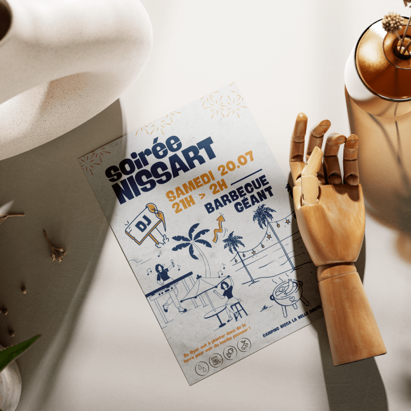 Flyer à planter personnalisé
