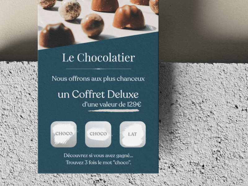 Jeu de grattage personnalisé