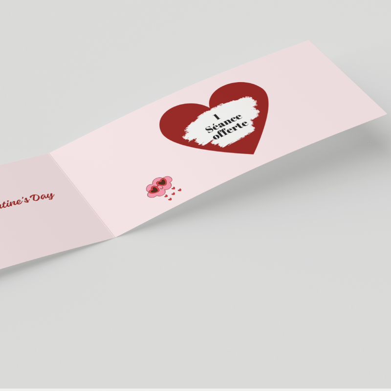 Billet à gratter 2 volets - 9,9 x 21 cm