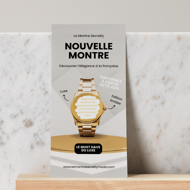 Billet à Gratter - 21 x 9,9 cm (DL)