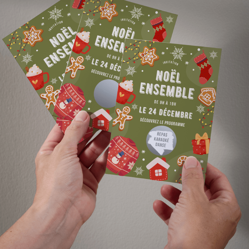 Carte à gratter A6 - 10,5 x 14,8 cm