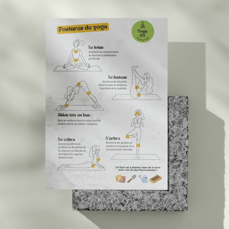 Flyer à planter A5 - 14,8 x 21 cm