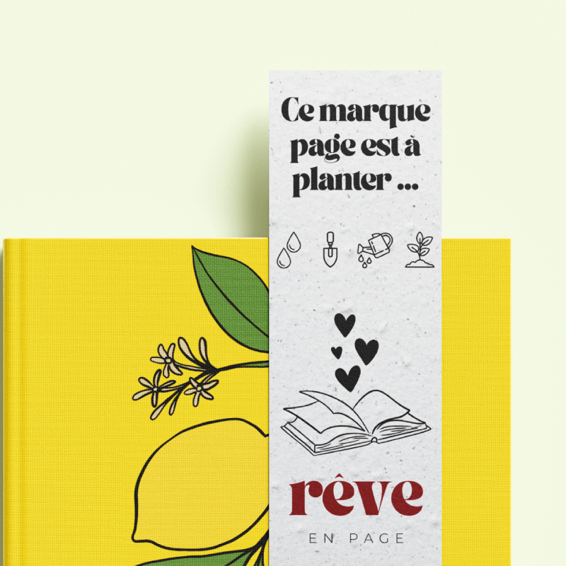 Marque page à planter 5 x 14 cm