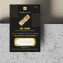 Ticket à gratter Eco -  55 x 85 mm - 1 zone
