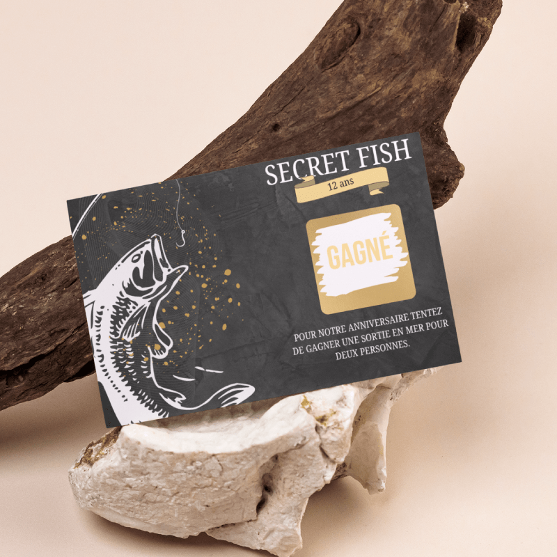 Ticket à Gratter 85 x 55 mm - 1 zone